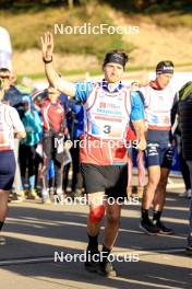 20.10.2024, Arcon, France (FRA): Fabien Claude (FRA) - Biathlon Samse Summer Tour, pursuit, Arcon (FRA). www.nordicfocus.com. © Manzoni/NordicFocus. Every downloaded picture is fee-liable.