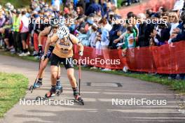 20.10.2024, Arcon, France (FRA): Caroline Colombo (FRA) - Biathlon Samse Summer Tour, pursuit, Arcon (FRA). www.nordicfocus.com. © Manzoni/NordicFocus. Every downloaded picture is fee-liable.