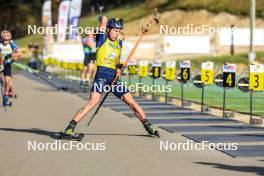 20.10.2024, Arcon, France (FRA): Quentin Fillon Maillet (FRA) - Biathlon Samse Summer Tour, pursuit, Arcon (FRA). www.nordicfocus.com. © Manzoni/NordicFocus. Every downloaded picture is fee-liable.