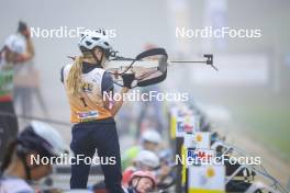 20.10.2024, Arcon, France (FRA): Adele Ouvrier-Buffet (FRA) - Biathlon Samse Summer Tour, pursuit, Arcon (FRA). www.nordicfocus.com. © Manzoni/NordicFocus. Every downloaded picture is fee-liable.