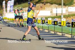 20.10.2024, Arcon, France (FRA): Quentin Fillon Maillet (FRA) - Biathlon Samse Summer Tour, pursuit, Arcon (FRA). www.nordicfocus.com. © Manzoni/NordicFocus. Every downloaded picture is fee-liable.