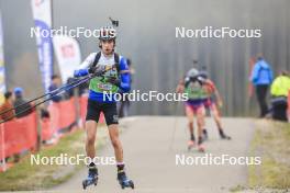 20.10.2024, Arcon, France (FRA): Nicolas Colomban (FRA) - Biathlon Samse Summer Tour, pursuit, Arcon (FRA). www.nordicfocus.com. © Manzoni/NordicFocus. Every downloaded picture is fee-liable.