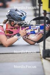 20.10.2024, Arcon, France (FRA): Canelle Midez (FRA) - Biathlon Samse Summer Tour, pursuit, Arcon (FRA). www.nordicfocus.com. © Manzoni/NordicFocus. Every downloaded picture is fee-liable.