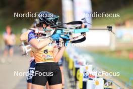 20.10.2024, Arcon, France (FRA): Amandine Mengin (FRA) - Biathlon Samse Summer Tour, pursuit, Arcon (FRA). www.nordicfocus.com. © Manzoni/NordicFocus. Every downloaded picture is fee-liable.