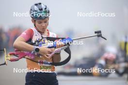 20.10.2024, Arcon, France (FRA): Canelle Midez (FRA) - Biathlon Samse Summer Tour, pursuit, Arcon (FRA). www.nordicfocus.com. © Manzoni/NordicFocus. Every downloaded picture is fee-liable.