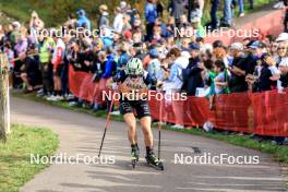 20.10.2024, Arcon, France (FRA): Justine Braisaz-Bouchet (FRA) - Biathlon Samse Summer Tour, pursuit, Arcon (FRA). www.nordicfocus.com. © Manzoni/NordicFocus. Every downloaded picture is fee-liable.