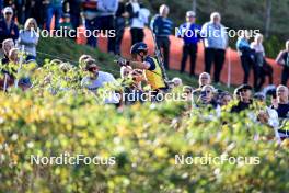 20.10.2024, Arcon, France (FRA): Quentin Fillon Maillet (FRA) - Biathlon Samse Summer Tour, pursuit, Arcon (FRA). www.nordicfocus.com. © Manzoni/NordicFocus. Every downloaded picture is fee-liable.