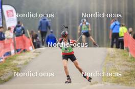 20.10.2024, Arcon, France (FRA): Martin Minazzi (FRA) - Biathlon Samse Summer Tour, pursuit, Arcon (FRA). www.nordicfocus.com. © Manzoni/NordicFocus. Every downloaded picture is fee-liable.