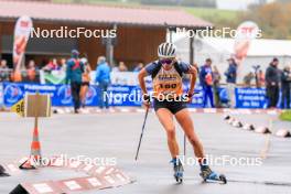 19.10.2024, Arcon, France (FRA): Jeanne Dautheville (FRA) - Biathlon Samse Summer Tour, sprint, Arcon (FRA). www.nordicfocus.com. © Manzoni/NordicFocus. Every downloaded picture is fee-liable.