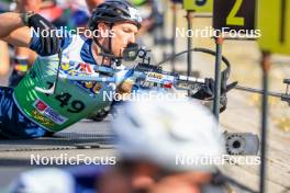 19.10.2024, Arcon, France (FRA): Emilien Claude (FRA) - Biathlon Samse Summer Tour, sprint, Arcon (FRA). www.nordicfocus.com. © Manzoni/NordicFocus. Every downloaded picture is fee-liable.