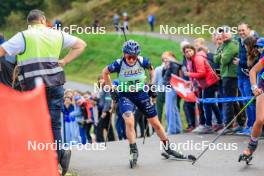 19.10.2024, Arcon, France (FRA): Lou Jeanmonnot (FRA) - Biathlon Samse Summer Tour, sprint, Arcon (FRA). www.nordicfocus.com. © Manzoni/NordicFocus. Every downloaded picture is fee-liable.