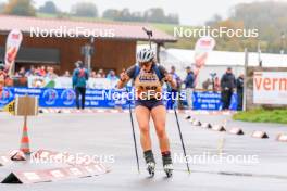 19.10.2024, Arcon, France (FRA): Emmy Lagnier (FRA) - Biathlon Samse Summer Tour, sprint, Arcon (FRA). www.nordicfocus.com. © Manzoni/NordicFocus. Every downloaded picture is fee-liable.