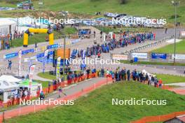 19.10.2024, Arcon, France (FRA): Esteban Javaux (FRA) - Biathlon Samse Summer Tour, sprint, Arcon (FRA). www.nordicfocus.com. © Manzoni/NordicFocus. Every downloaded picture is fee-liable.