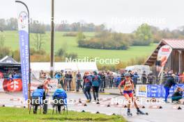 19.10.2024, Arcon, France (FRA): Elsa Bouillet (FRA) - Biathlon Samse Summer Tour, sprint, Arcon (FRA). www.nordicfocus.com. © Manzoni/NordicFocus. Every downloaded picture is fee-liable.