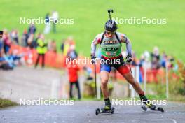 19.10.2024, Arcon, France (FRA): Arnaud Du Pasquier (SUI) - Biathlon Samse Summer Tour, sprint, Arcon (FRA). www.nordicfocus.com. © Manzoni/NordicFocus. Every downloaded picture is fee-liable.