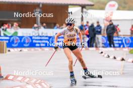 19.10.2024, Arcon, France (FRA): Camille Boury (FRA) - Biathlon Samse Summer Tour, sprint, Arcon (FRA). www.nordicfocus.com. © Manzoni/NordicFocus. Every downloaded picture is fee-liable.