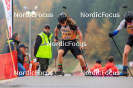 19.10.2024, Arcon, France (FRA): Anatole Cahu (FRA) - Biathlon Samse Summer Tour, sprint, Arcon (FRA). www.nordicfocus.com. © Manzoni/NordicFocus. Every downloaded picture is fee-liable.