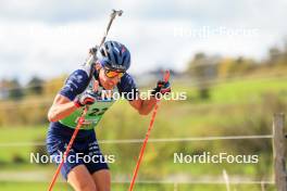 19.10.2024, Arcon, France (FRA): Quentin Fillon Maillet (FRA) - Biathlon Samse Summer Tour, sprint, Arcon (FRA). www.nordicfocus.com. © Manzoni/NordicFocus. Every downloaded picture is fee-liable.