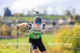 19.10.2024, Arcon, France (FRA): Marius Thiriat (FRA) - Biathlon Samse Summer Tour, sprint, Arcon (FRA). www.nordicfocus.com. © Manzoni/NordicFocus. Every downloaded picture is fee-liable.