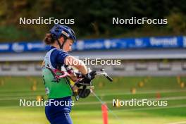 19.10.2024, Arcon, France (FRA): Lou Jeanmonnot (FRA) - Biathlon Samse Summer Tour, sprint, Arcon (FRA). www.nordicfocus.com. © Manzoni/NordicFocus. Every downloaded picture is fee-liable.