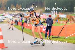 19.10.2024, Arcon, France (FRA): Augustine Arson (FRA) - Biathlon Samse Summer Tour, sprint, Arcon (FRA). www.nordicfocus.com. © Manzoni/NordicFocus. Every downloaded picture is fee-liable.