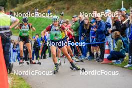 19.10.2024, Arcon, France (FRA): Justine Braisaz-Bouchet (FRA) - Biathlon Samse Summer Tour, sprint, Arcon (FRA). www.nordicfocus.com. © Manzoni/NordicFocus. Every downloaded picture is fee-liable.