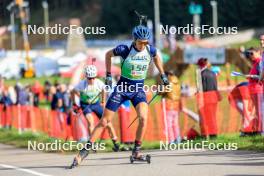 19.10.2024, Arcon, France (FRA): Theo Guiraud Poillot (FRA) - Biathlon Samse Summer Tour, sprint, Arcon (FRA). www.nordicfocus.com. © Manzoni/NordicFocus. Every downloaded picture is fee-liable.