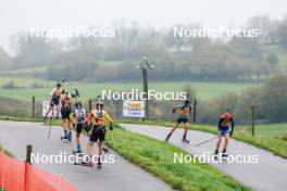 19.10.2024, Arcon, France (FRA): Samuel Tuttino (FRA) - Biathlon Samse Summer Tour, sprint, Arcon (FRA). www.nordicfocus.com. © Manzoni/NordicFocus. Every downloaded picture is fee-liable.