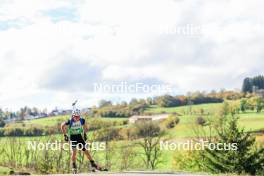 19.10.2024, Arcon, France (FRA): Ronan Fernandes Bochu (FRA) - Biathlon Samse Summer Tour, sprint, Arcon (FRA). www.nordicfocus.com. © Manzoni/NordicFocus. Every downloaded picture is fee-liable.