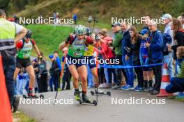 19.10.2024, Arcon, France (FRA): Justine Braisaz-Bouchet (FRA) - Biathlon Samse Summer Tour, sprint, Arcon (FRA). www.nordicfocus.com. © Manzoni/NordicFocus. Every downloaded picture is fee-liable.