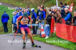 19.10.2024, Arcon, France (FRA): Timeo Amiotte (FRA) - Biathlon Samse Summer Tour, sprint, Arcon (FRA). www.nordicfocus.com. © Manzoni/NordicFocus. Every downloaded picture is fee-liable.