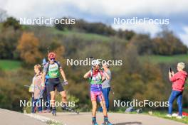 19.10.2024, Arcon, France (FRA): Tom Lambert (FRA) - Biathlon Samse Summer Tour, sprint, Arcon (FRA). www.nordicfocus.com. © Manzoni/NordicFocus. Every downloaded picture is fee-liable.