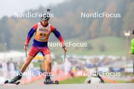 19.10.2024, Arcon, France (FRA): Oscar Clement (FRA) - Biathlon Samse Summer Tour, sprint, Arcon (FRA). www.nordicfocus.com. © Manzoni/NordicFocus. Every downloaded picture is fee-liable.