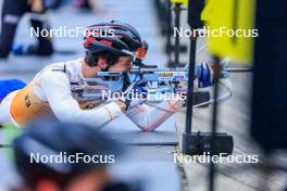 19.10.2024, Arcon, France (FRA): Clovis Henocq (FRA) - Biathlon Samse Summer Tour, sprint, Arcon (FRA). www.nordicfocus.com. © Manzoni/NordicFocus. Every downloaded picture is fee-liable.