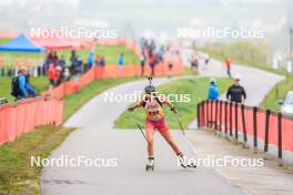 19.10.2024, Arcon, France (FRA): Clemence Morel (FRA) - Biathlon Samse Summer Tour, sprint, Arcon (FRA). www.nordicfocus.com. © Manzoni/NordicFocus. Every downloaded picture is fee-liable.