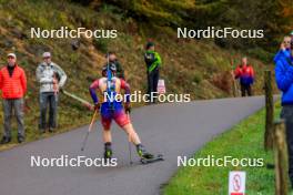 19.10.2024, Arcon, France (FRA): Timothee Lambert (FRA) - Biathlon Samse Summer Tour, sprint, Arcon (FRA). www.nordicfocus.com. © Manzoni/NordicFocus. Every downloaded picture is fee-liable.