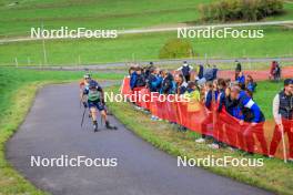 19.10.2024, Arcon, France (FRA): Lou Jeanmonnot (FRA) - Biathlon Samse Summer Tour, sprint, Arcon (FRA). www.nordicfocus.com. © Manzoni/NordicFocus. Every downloaded picture is fee-liable.