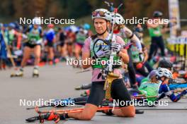 19.10.2024, Arcon, France (FRA): Caroline Colombo (FRA) - Biathlon Samse Summer Tour, sprint, Arcon (FRA). www.nordicfocus.com. © Manzoni/NordicFocus. Every downloaded picture is fee-liable.