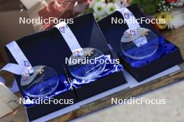 19.10.2024, Arcon, France (FRA): Event Feature: The medals for the national champions - Biathlon Samse Summer Tour, sprint, Arcon (FRA). www.nordicfocus.com. © Manzoni/NordicFocus. Every downloaded picture is fee-liable.