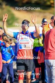 19.10.2024, Arcon, France (FRA): Fabien Claude (FRA) - Biathlon Samse Summer Tour, sprint, Arcon (FRA). www.nordicfocus.com. © Manzoni/NordicFocus. Every downloaded picture is fee-liable.