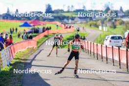 19.10.2024, Arcon, France (FRA): Valentin Nichiporuk (FRA) - Biathlon Samse Summer Tour, sprint, Arcon (FRA). www.nordicfocus.com. © Manzoni/NordicFocus. Every downloaded picture is fee-liable.