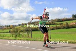 19.10.2024, Arcon, France (FRA): Florent Claude (BEL) - Biathlon Samse Summer Tour, sprint, Arcon (FRA). www.nordicfocus.com. © Manzoni/NordicFocus. Every downloaded picture is fee-liable.