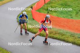 19.10.2024, Arcon, France (FRA): Martin Jobard (FRA) - Biathlon Samse Summer Tour, sprint, Arcon (FRA). www.nordicfocus.com. © Manzoni/NordicFocus. Every downloaded picture is fee-liable.