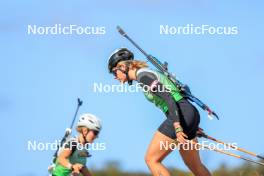 19.10.2024, Arcon, France (FRA): Victoria Ardiet (FRA) - Biathlon Samse Summer Tour, sprint, Arcon (FRA). www.nordicfocus.com. © Manzoni/NordicFocus. Every downloaded picture is fee-liable.