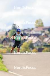 19.10.2024, Arcon, France (FRA): Oscar Lombardot (FRA) - Biathlon Samse Summer Tour, sprint, Arcon (FRA). www.nordicfocus.com. © Manzoni/NordicFocus. Every downloaded picture is fee-liable.