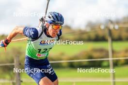 19.10.2024, Arcon, France (FRA): Quentin Fillon Maillet (FRA) - Biathlon Samse Summer Tour, sprint, Arcon (FRA). www.nordicfocus.com. © Manzoni/NordicFocus. Every downloaded picture is fee-liable.