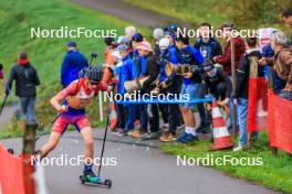 19.10.2024, Arcon, France (FRA): Maiko Gros (FRA) - Biathlon Samse Summer Tour, sprint, Arcon (FRA). www.nordicfocus.com. © Manzoni/NordicFocus. Every downloaded picture is fee-liable.