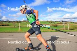 19.10.2024, Arcon, France (FRA): Cyprien Mermillod Blardet (FRA) - Biathlon Samse Summer Tour, sprint, Arcon (FRA). www.nordicfocus.com. © Manzoni/NordicFocus. Every downloaded picture is fee-liable.