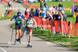 19.10.2024, Arcon, France (FRA): Arnaud Du Pasquier (SUI) - Biathlon Samse Summer Tour, sprint, Arcon (FRA). www.nordicfocus.com. © Manzoni/NordicFocus. Every downloaded picture is fee-liable.