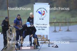 19.10.2024, Arcon, France (FRA): Christophe Vassallo (FRA), Chairman of the IBU Technical Committee and IR TD - Biathlon Samse Summer Tour, sprint, Arcon (FRA). www.nordicfocus.com. © Manzoni/NordicFocus. Every downloaded picture is fee-liable.